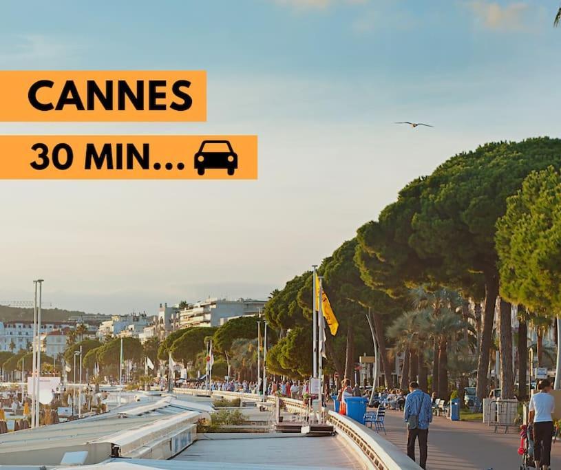 Lumineux, Tout Confort, Wifi & Terrace & Parking Сен-Лоран-дю-Вар Экстерьер фото
