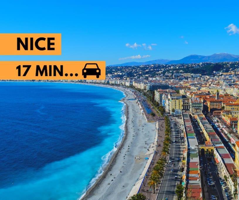 Lumineux, Tout Confort, Wifi & Terrace & Parking Сен-Лоран-дю-Вар Экстерьер фото